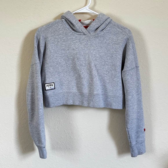 Puma x Adriana Lima Cropped Sweatshirt and Sweatpants Set. Size XS - Picture 2 of 7